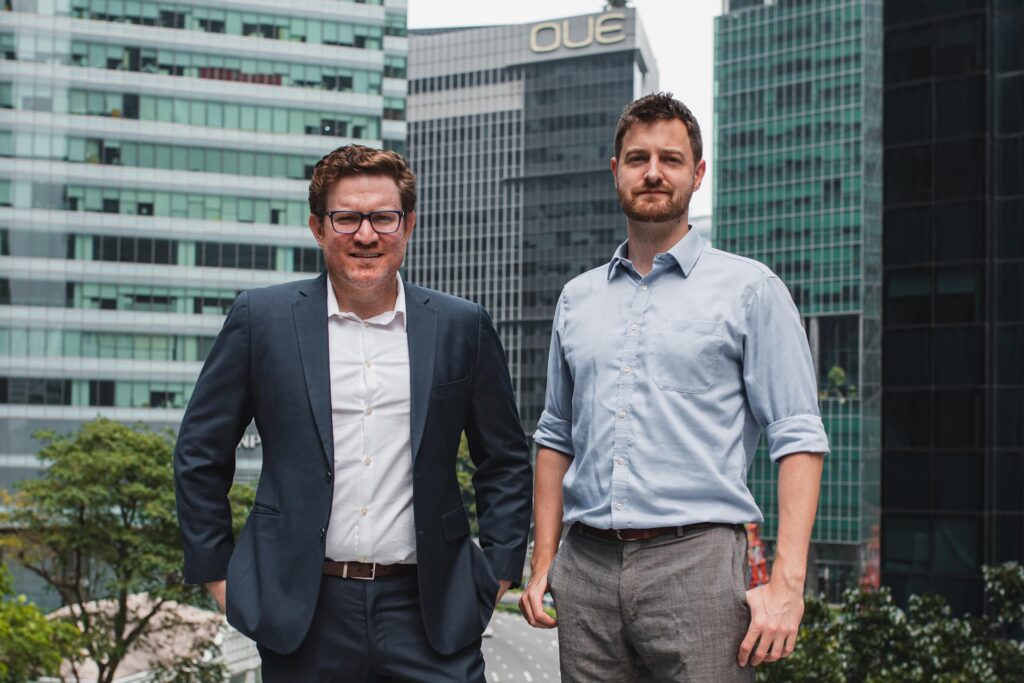 Staple co-founders Ben Stein (left) and Joshua Kettlewell